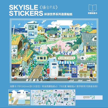 Vol. 11 Around the World Series Kamakura Afternoon Alpine Town Sicilian Breeze California Sunset - L - JoyJollyCrafts