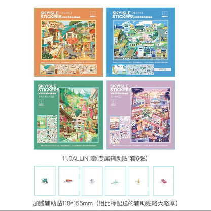 Vol. 11 Around the World Series Kamakura Afternoon Alpine Town Sicilian Breeze California Sunset - L - JoyJollyCrafts
