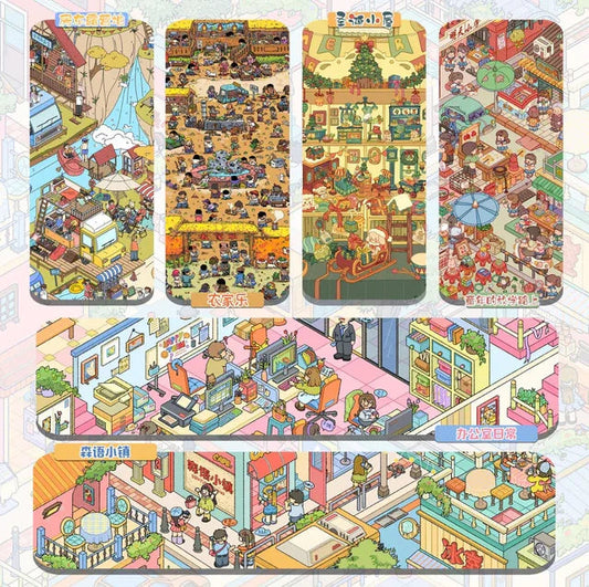 Vol. 11 Farm Stay Office Daily Life Forest Whisper Town RV Campsite Walk Home After School Christmas Cabin - L - JoyJollyCrafts