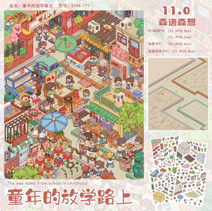 Vol. 11 Farm Stay Office Daily Life Forest Whisper Town RV Campsite Walk Home After School Christmas Cabin - L - JoyJollyCrafts