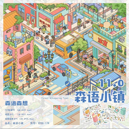 Vol. 11 Farm Stay Office Daily Life Forest Whisper Town RV Campsite Walk Home After School Christmas Cabin - L - JoyJollyCrafts