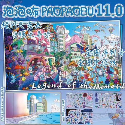 Vol. 11 Mermaid Legend - Star Scale Port (Soft Flash Shell Light) Mermaid Legend - Star Scale Port (Explosive Flash Shell Light) Midsummer Night - Starry Spirit - XL - JoyJollyCrafts