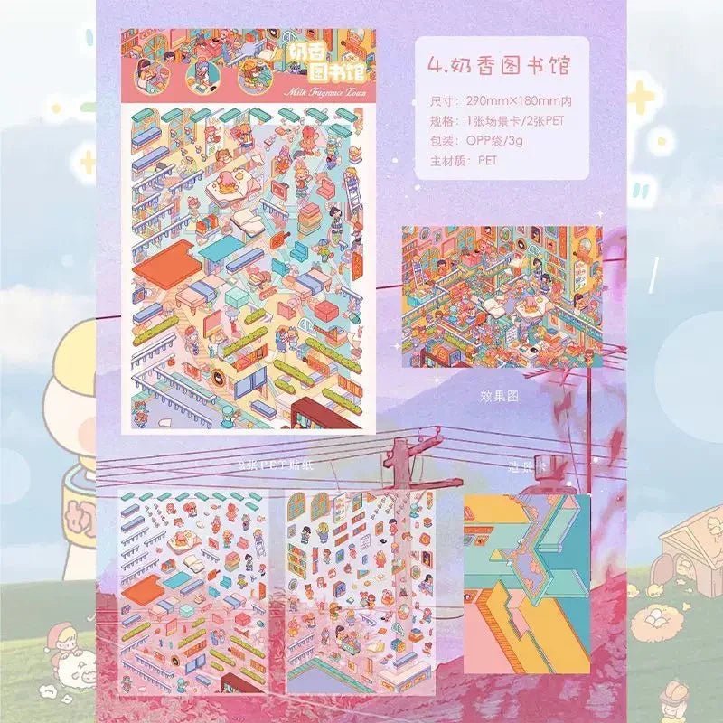 Vol. 11 Milky Town Series Milky Ranch Milky Farm The Great Gold Heist Milky Library - L - JoyJollyCrafts