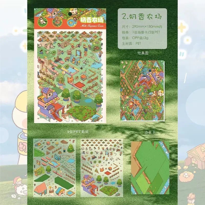 Vol. 11 Milky Town Series Milky Ranch Milky Farm The Great Gold Heist Milky Library - L - JoyJollyCrafts