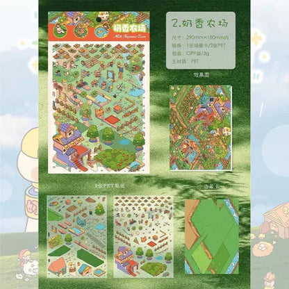 Vol. 11 Milky Town Series Milky Ranch Milky Farm The Great Gold Heist Milky Library - L - JoyJollyCrafts