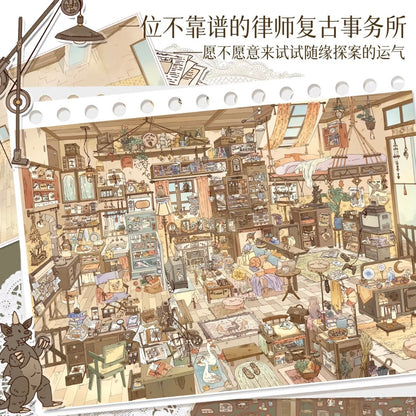 Vol. 11 Unreliable Detective's Office Furry Friends' Joyful House Magic Town Now Open Music District - L - JoyJollyCrafts