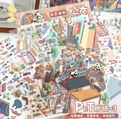 Vol. 114 Firework Town Noodle World - XL - JoyJollyCrafts