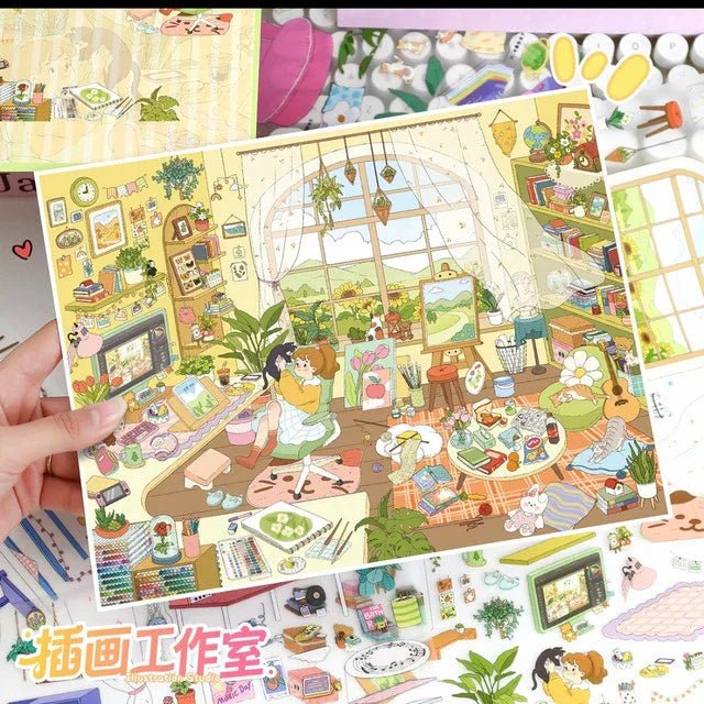 Vol. 115 Music Studio Illustration Studio - L - JoyJollyCrafts