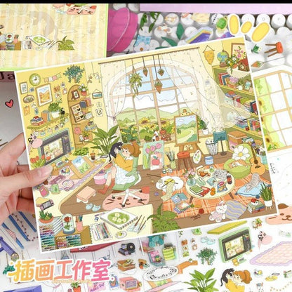 Vol. 115 Music Studio Illustration Studio - L - JoyJollyCrafts