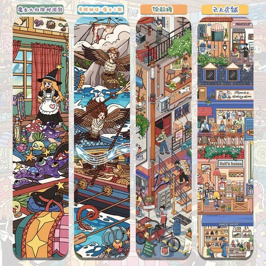 Vol. 12 Cloud-top Shop Graffiti Building Greek Mythology Witch’s Spring Cleaning - L - JoyJollyCrafts