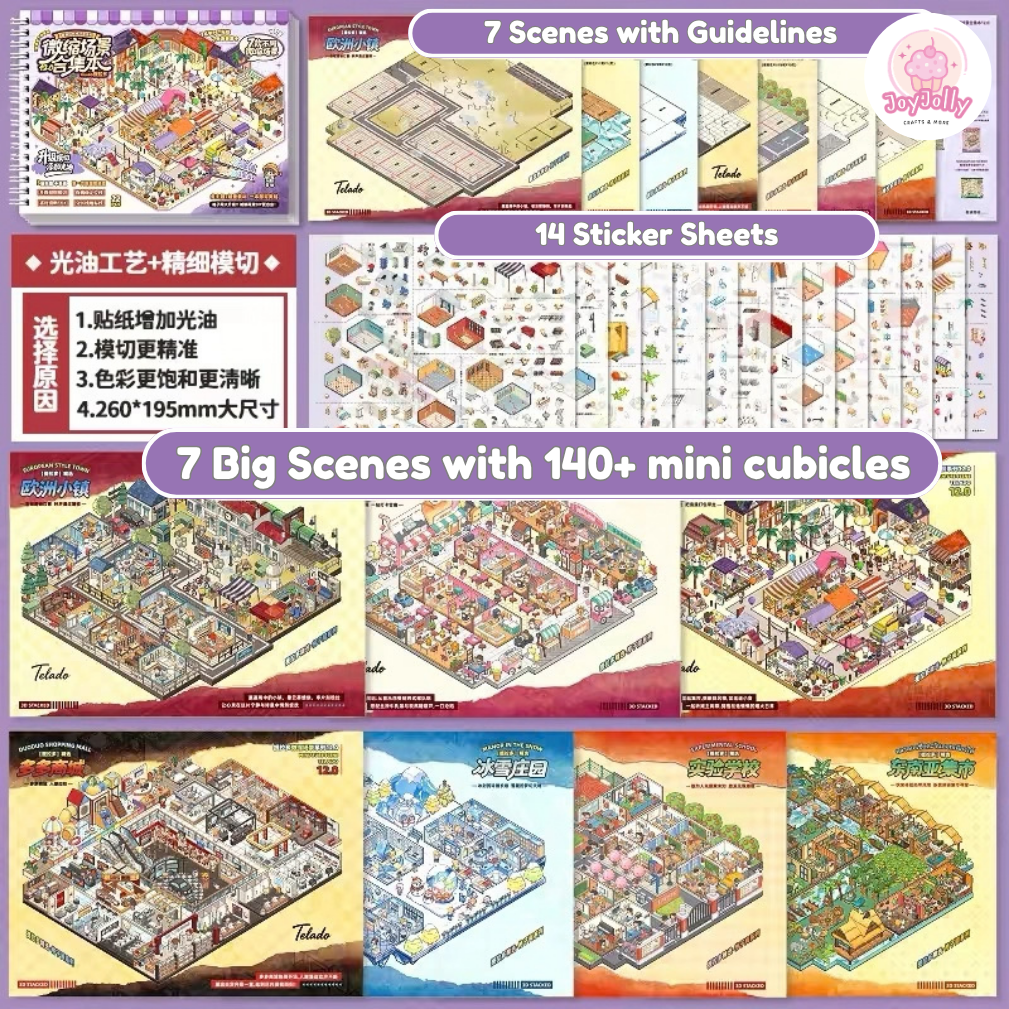 Vol. 12 Miniature Scene Collection Cubicle - L - JoyJollyCrafts