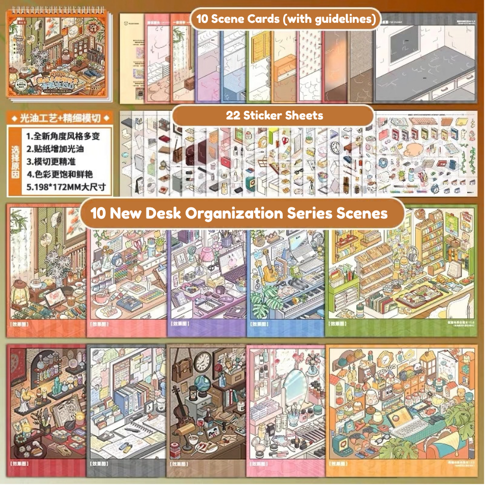 Vol. 13 Desktop Organization Series - M - JoyJollyCrafts