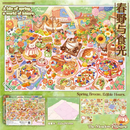 Vol. 13 Starry World Spring Fields Starwish Post Cloud Whale Post - L - JoyJollyCrafts
