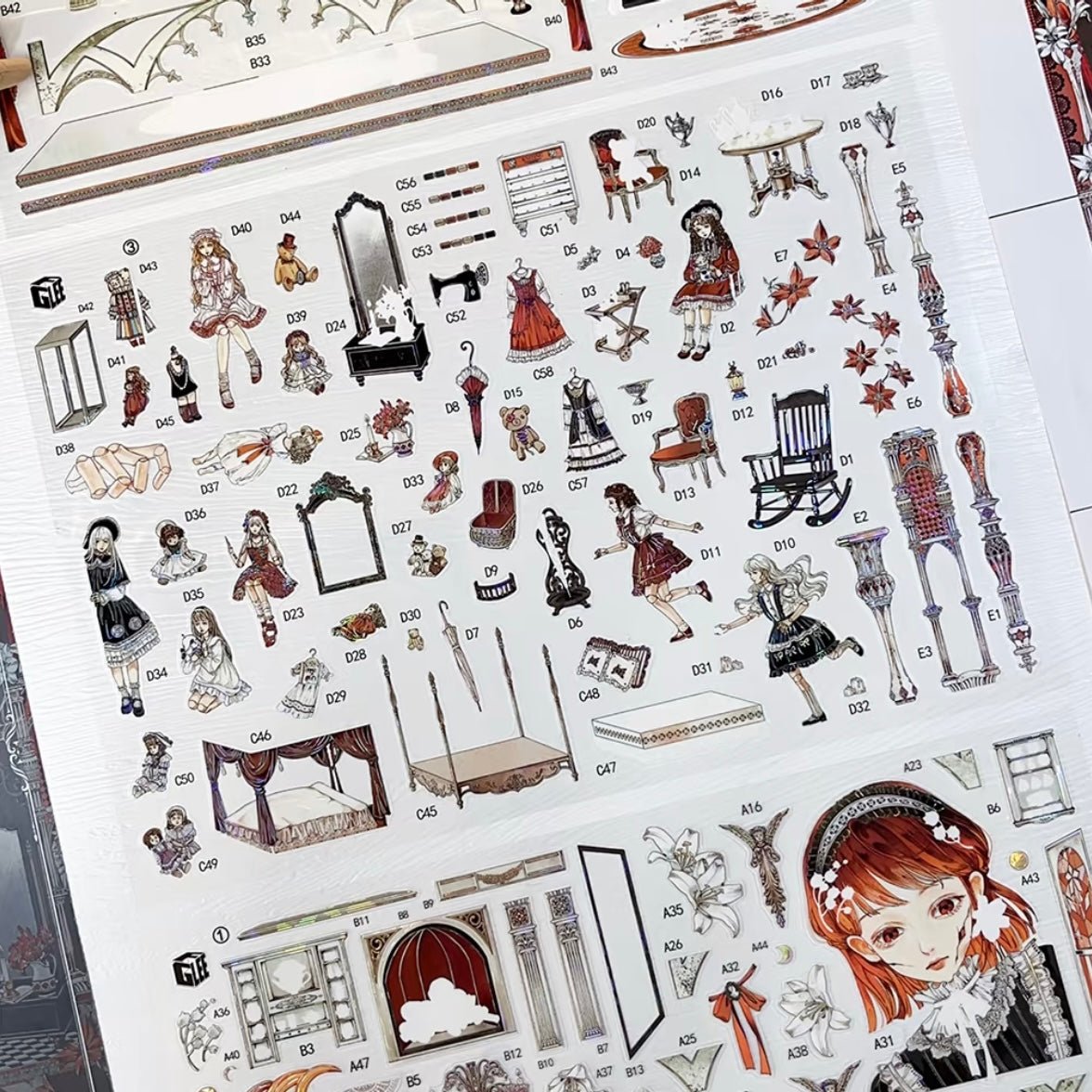Vol. 14 Dollhouse Zhong Kui’s Sister’s Wedding - L - JoyJollyCrafts