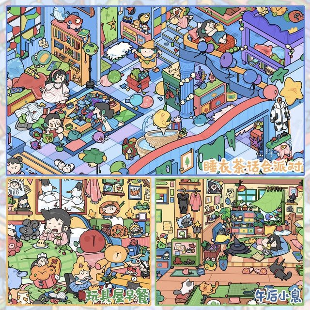 Vol. 14 Magic Bakery Toy House Breakfast Pajama Tea Party Afternoon Break Magical Girl Alchemy Daily Life - L - JoyJollyCrafts