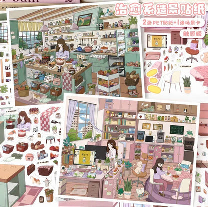 Vol. 140 Cozy Office Dessert Kitchen - L - JoyJollyCrafts