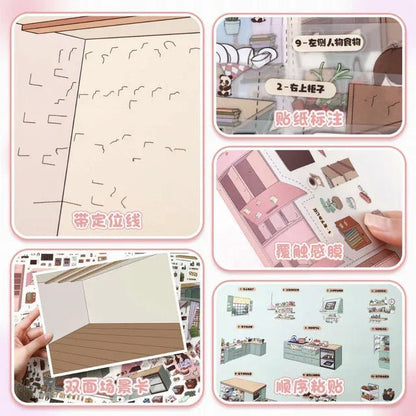 Vol. 140 Cozy Office Dessert Kitchen - L - JoyJollyCrafts