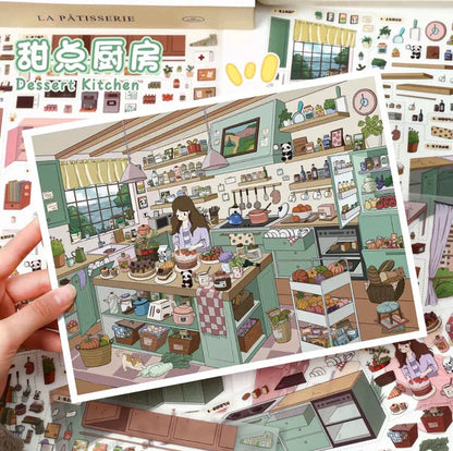 Vol. 140 Cozy Office Dessert Kitchen - L - JoyJollyCrafts