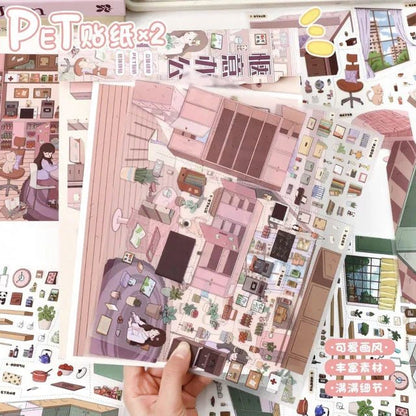 Vol. 140 Cozy Office Dessert Kitchen - L - JoyJollyCrafts