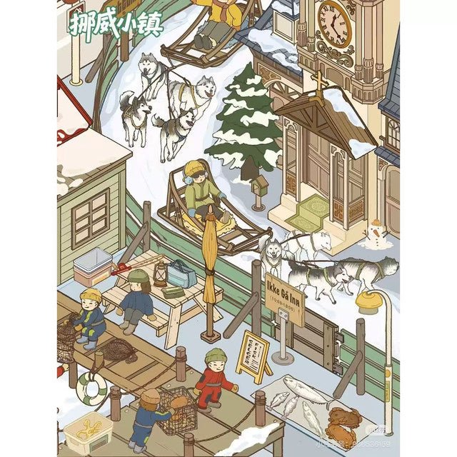 Vol. 147 California Coast Norwegian Town - L - JoyJollyCrafts
