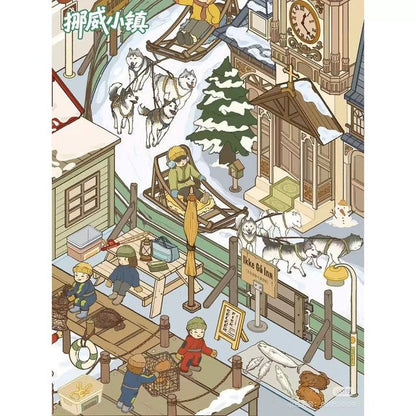 Vol. 147 California Coast Norwegian Town - L - JoyJollyCrafts