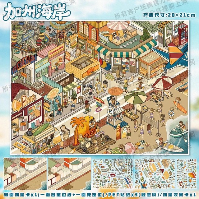 Vol. 147 California Coast Norwegian Town - L - JoyJollyCrafts