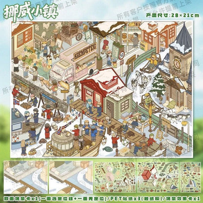 Vol. 147 California Coast Norwegian Town - L - JoyJollyCrafts