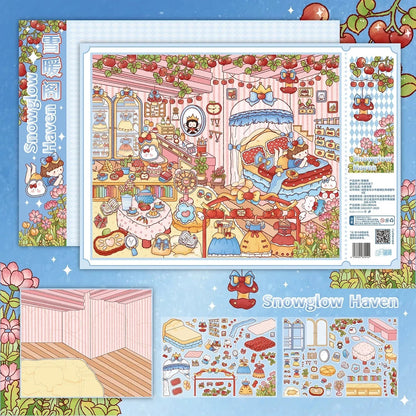 Vol. 15 Midsummer Cicadas Childhood Garden Memories Snow Warm Pavilion Glass Slipper Pavilion - L - JoyJollyCrafts