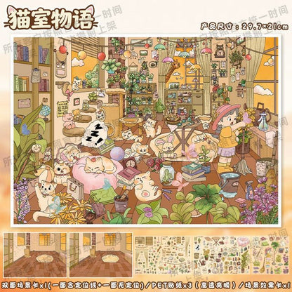 Vol. 150 Yuyu Beach Resort Cat Room Stories - L - JoyJollyCrafts