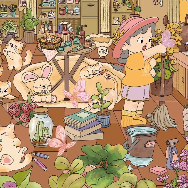 Vol. 150 Yuyu Beach Resort Cat Room Stories - L - JoyJollyCrafts