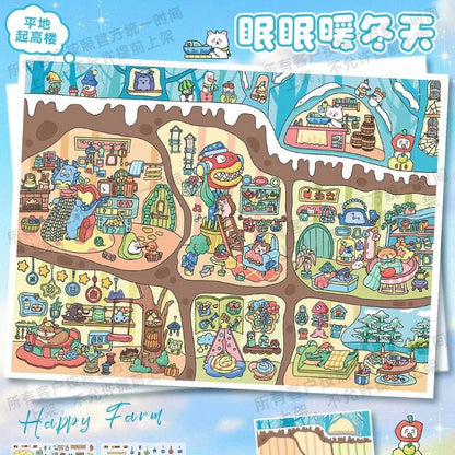 Vol. 152 Elf Town Sleepy Warm Winter Sakura Post Office Journey to the West - M - JoyJollyCrafts