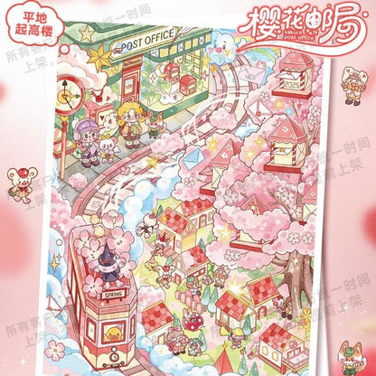 Vol. 152 Elf Town Sleepy Warm Winter Sakura Post Office Journey to the West - M - JoyJollyCrafts