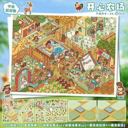 Vol. 153 Happy Farm Food Plaza - L - JoyJollyCrafts