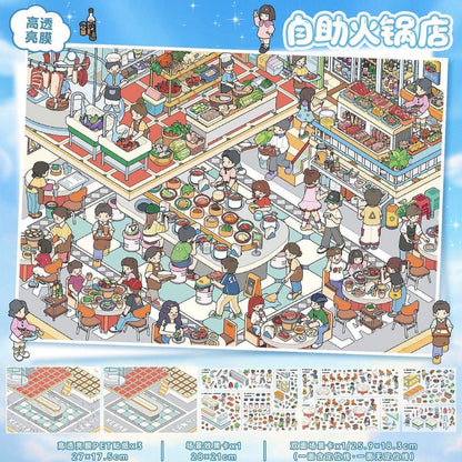 Vol. 159 Pet Diary Self-Service Hot Pot Restaurant - L - JoyJollyCrafts