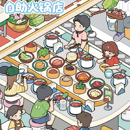 Vol. 159 Pet Diary Self-Service Hot Pot Restaurant - L - JoyJollyCrafts