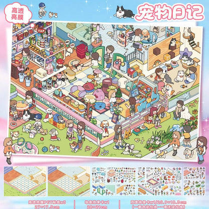 Vol. 159 Pet Diary Self-Service Hot Pot Restaurant - L - JoyJollyCrafts
