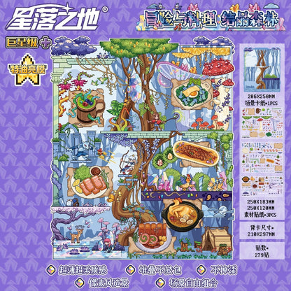 Vol. 16 Adventure & Cuisine Crystal Forest Gifts from the Sea - L - JoyJollyCrafts