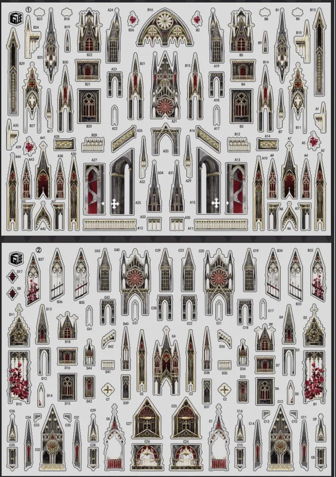 Vol. 16 Spring Temple Dark City - L - JoyJollyCrafts