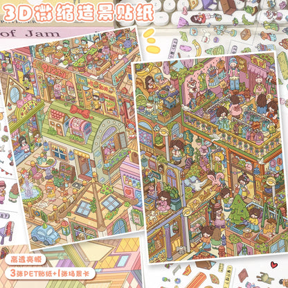 Vol. 165 Happy Food Street Vintage Clothing Store - L - JoyJollyCrafts