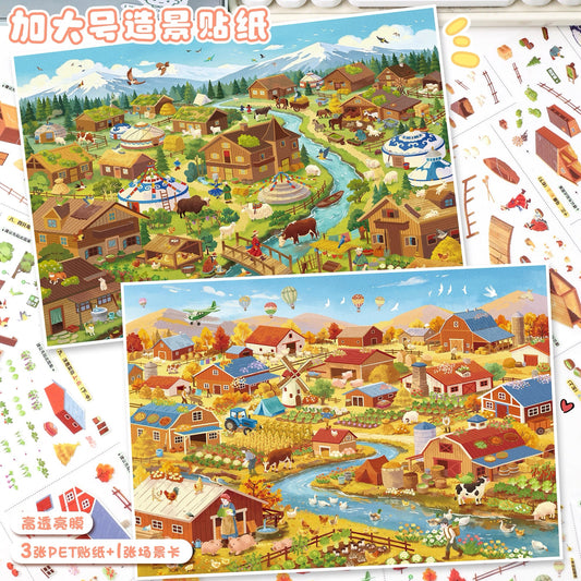 Vol. 169 Mongolian Grassland Harvest Farm - L - JoyJollyCrafts