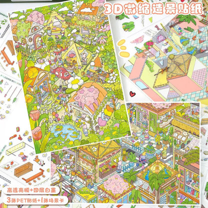 Vol. 179 Spring Travel Diary Flower Town - L - JoyJollyCrafts