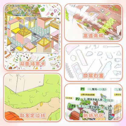 Vol. 179 Spring Travel Diary Flower Town - L - JoyJollyCrafts