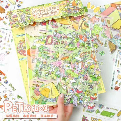 Vol. 179 Spring Travel Diary Flower Town - L - JoyJollyCrafts