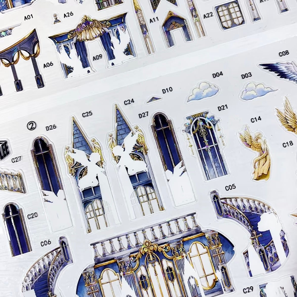 Vol. 18 Heavenly Palace Sacred Wing Starry Sky - L - JoyJollyCrafts