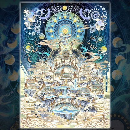 Vol. 18 Heavenly Palace Sacred Wing Starry Sky - L - JoyJollyCrafts