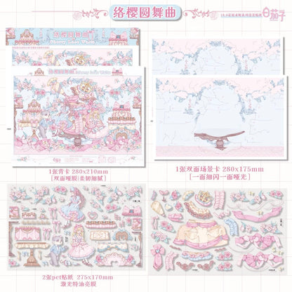 Vol. 18 Sleepless Flower Realm Rose Eden Cherry Blossom Waltz Lily Midsummer Night - L - JoyJollyCrafts