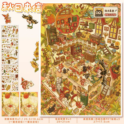 Vol. 185 Autumn Letter Western Fantasy World - L - JoyJollyCrafts