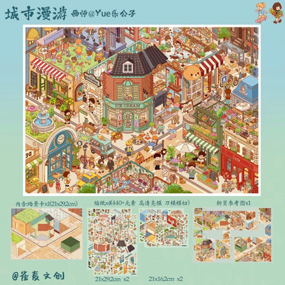 Vol. 19 Treasure Hunting Kindergarten Renovation in Progress Sawasdee City Roaming Bustling Market The Winter at the End of the Century The Old Times We Can't Return To - L - JoyJollyCrafts