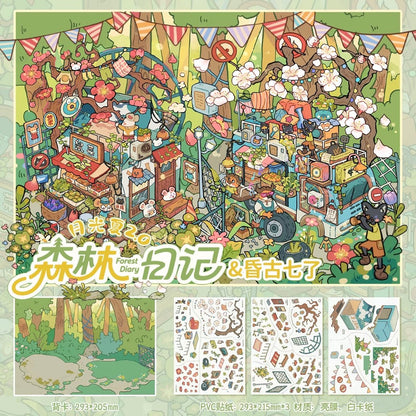Vol. 2 A Lifetime Within Consciousness Forest Diary Seaside Shop Pumpkin Cottage - L - JoyJollyCrafts