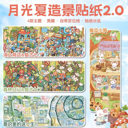 Vol. 2 A Lifetime Within Consciousness Forest Diary Seaside Shop Pumpkin Cottage - L - JoyJollyCrafts